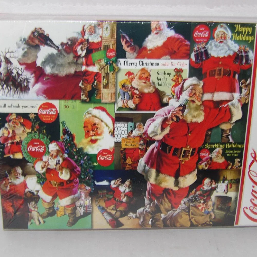Sparkling Holiday Springbok Coca Cola 500 Piece Puzzle